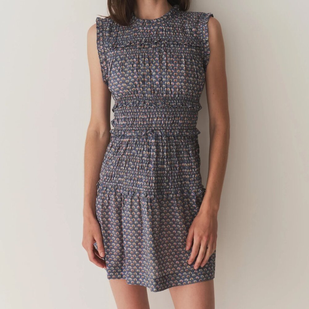 NWT DÔEN Tracie Dress in Dahlia Ikat